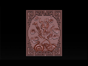phoenix - cnc relief 3D-printmodel