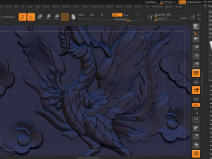 phoenix - cnc relief 3D-printmodel