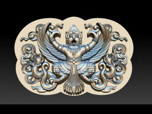 bas relief garuda bali 3D Print Model