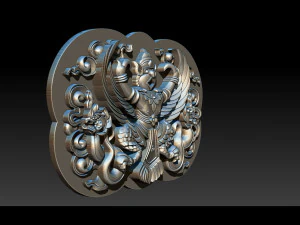 bas relief garuda bali 3D Print Model