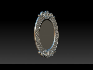 classical nameplate frame - mirror Model do druku 3D