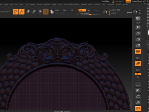 classical nameplate frame - mirror Model do druku 3D