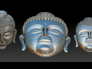 buddha face pendant 3D Print Model