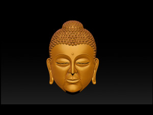 buddha face pendant 3D Print Model