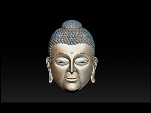 buddha face pendant 3D Print Model