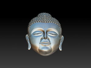 buddha face pendant 3D Print Model