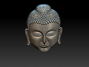 buddha face pendant 3D Print Model
