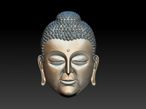 buddha face pendant 3D Print Model
