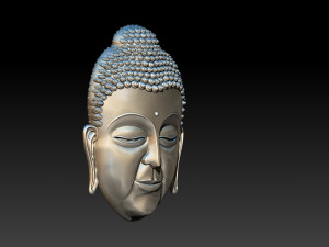 buddha face pendant 3D Print Model