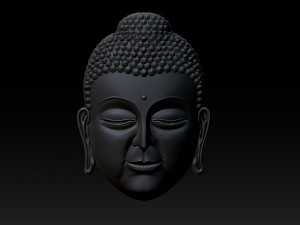 buddha face pendant 3D Print Model