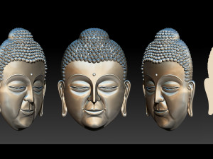 buddha face pendant 3D Print Model