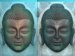 buddha face pendant 3D Print Model