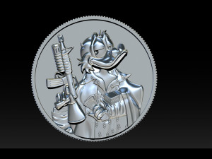 donald duck coin 3D Принт Модель