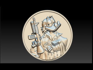 donald duck coin 3D Принт Модель