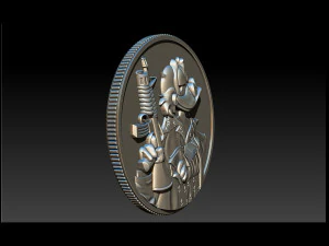 donald duck coin 3D Print Model