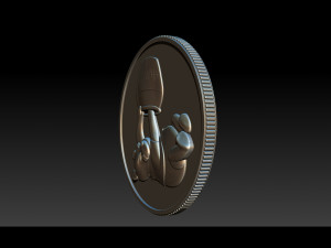 bear pooh - coin 3D Print Model