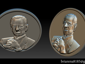 prince philip - coin Modelo de impresión 3D