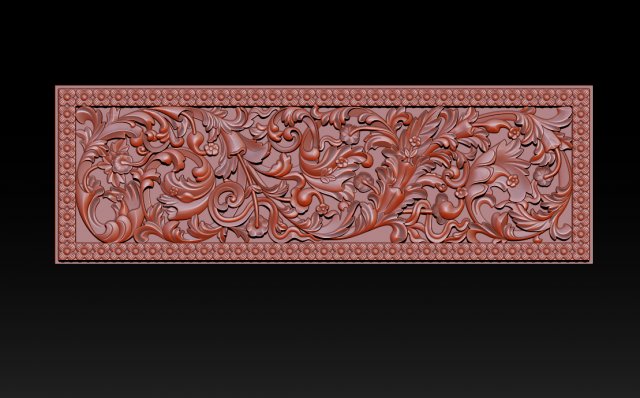 3d stl models cnc router - carved decor Modelo de Impressão 3D .c4d .max .obj .3ds .fbx .stl .blend 