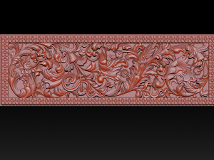 3d stl models cnc router - carved decor 3D Print Model