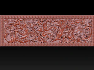 Modelos 3d stl roteador cnc - decora&ccedil;&atilde;o esculpida Modelo de Impressão 3D