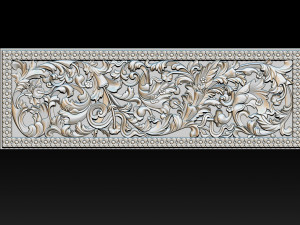 3d stl models cnc router - carved decor Modelo de Impressão 3D