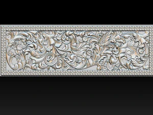 3d stl models cnc router - carved decor 3D Print Model