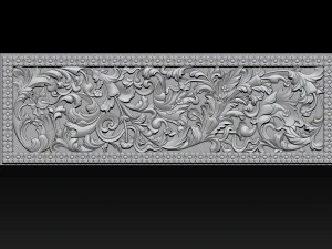 3d stl models cnc router - carved decor 3D Print Model