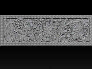 3d stl models cnc router - carved decor 3D Print Model