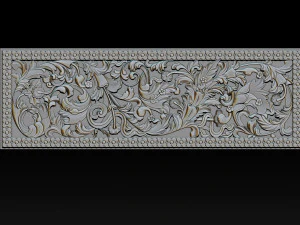3d stl models cnc router - carved decor 3D Print Model