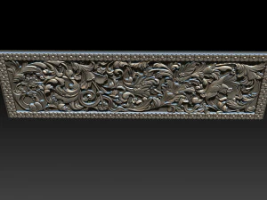3d stl models cnc router - carved decor 3D Print Model