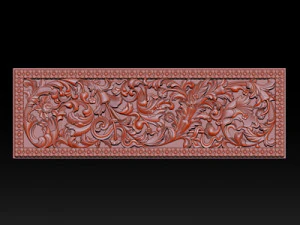 3d stl models cnc router - carved decor 3D Print Model