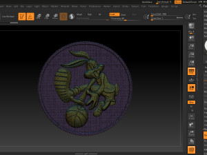 basketball bunny coin 3D Print Model