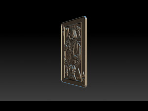 heart king playing card pendant 3D-printmodel