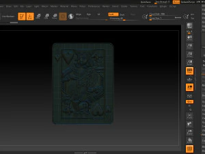 heart king playing card pendant 3D Print Model