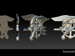 eagle medal 3D Print Model