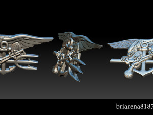 eagle medal 3D Print Model