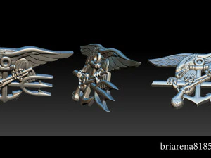 medalha de &aacute;guia Modelo de Impressão 3D
