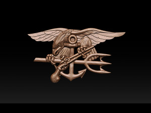 eagle medal 3D Print Model