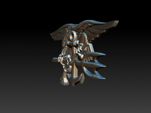 eagle medal 3D Print Model