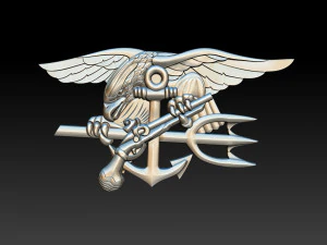 medalha de &aacute;guia Modelo de Impressão 3D