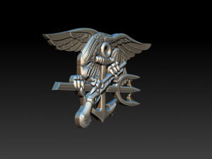 eagle medal 3D Print Model