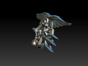 medalha de &aacute;guia Modelo de Impressão 3D