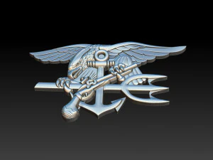 medalha de &aacute;guia Modelo de Impressão 3D