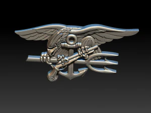 medalha de &aacute;guia Modelo de Impressão 3D
