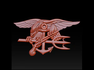 medalha de &aacute;guia Modelo de Impressão 3D