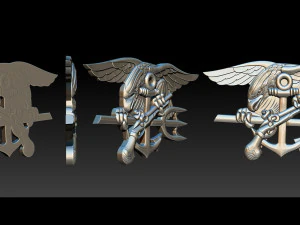 medalha de &aacute;guia Modelo de Impressão 3D