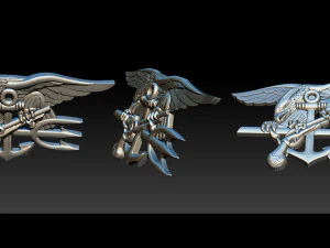 medalha de &aacute;guia Modelo de Impressão 3D