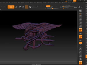 medalha de &aacute;guia Modelo de Impressão 3D
