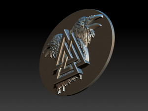 raven pendant 3D 打印模型