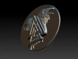 raven pendant 3D Print Model